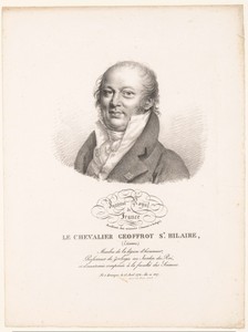 Portret van de natuuronderzoeker Étienne Geoffroy Saint-Hilaire
