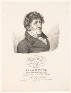 Portret van de natuuronderzoeker Georges Cuvier