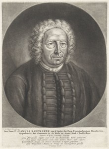 Portret van de pastoor Johannes Rademaker