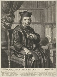 Portret van de pastoor Justus Modersohn