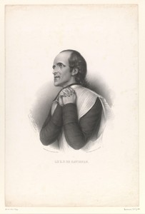 Portret van de pater jezuïet Xavier de Ravignan