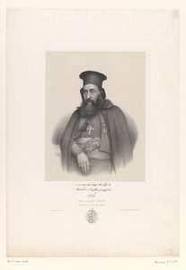 Portret van de patriarch Ignatius Antonius I Samheri