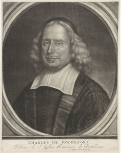 Portret van de predikant Charles de Rochefort