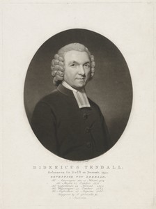 Portret van de predikant Didericus Tendall