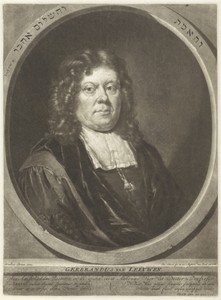 Portret van de predikant en hoogleraar Gerbrand van Leeuwen