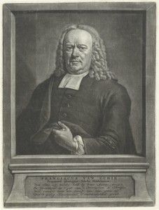 Portret van de predikant Franciscus van Schie
