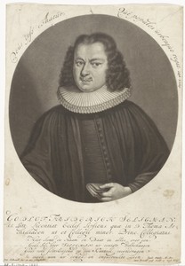 Portret van de predikant Gottlob Friedrich Seligmann