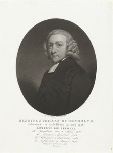 Portret van de predikant Henricus de Haan Hugenholtz