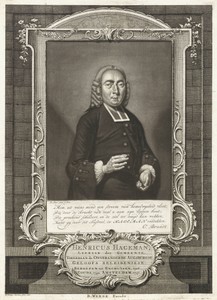 Portret van de predikant Henricus Hageman