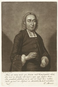 Portret van de predikant Henricus Hageman