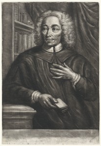Portret van de predikant J. de Jager