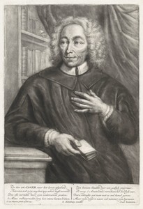 Portret van de predikant J. de Jager