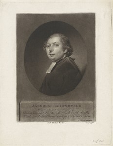 Portret van de predikant Jacobus Groeneveld