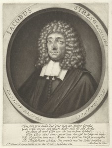 Portret van de predikant Jacobus Streso