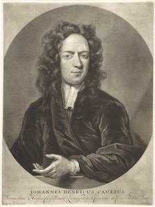 Portret van de predikant Johann Heinrich Caulius