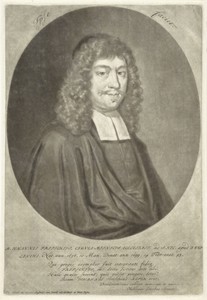 Portret van de predikant Johannes Fritsch