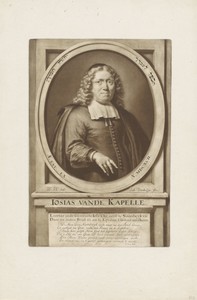 Portret van de predikant Josias van der Kapelle