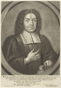 Portret van de predikant Michael Hoernlein