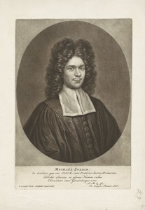 Portret van de predikant Michael Zulich