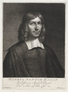 Portret van de predikant Petrus van der Hagen