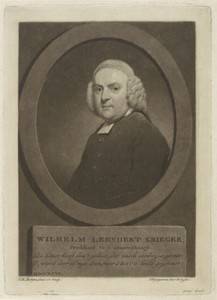 Portret van de predikant Wilhelm Leendert Krieger