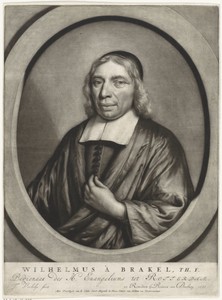 Portret van de predikant Willem van Brakel