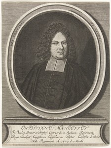 Portret van de protestantse theoloog Christian Masecovius