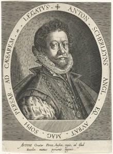 Portret van de ridder Anthony Sherley