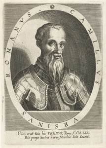 Portret van de Romein Camillo Orsini