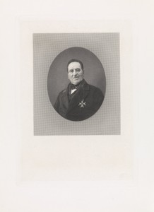 Portret van de Rotterdamse dichter en koopman Hendrik Tollens