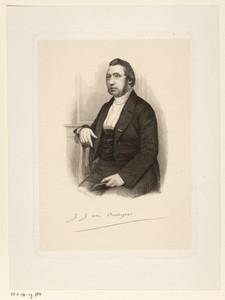 Portret van de Rotterdamse predikant Johannes Jacobus van Oosterzee