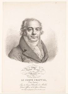 Portret van de scheikundige Jean-Antoine Chaptal