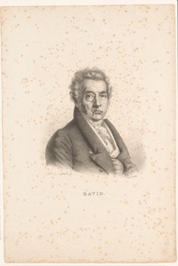 Portret van de schilder Jacques-Louis David