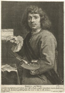 Portret van de schilder Robert van den Hoecke