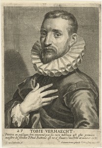 Portret van de schilder Tobias Verhaecht