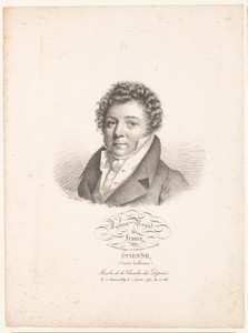 Portret van de schrijver Charles-Guillaume Étienne