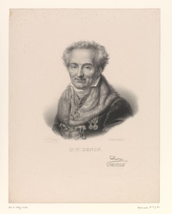 Portret van de schrijver en diplomaat Dominique Vivant Denon