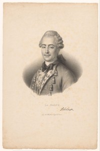 Portret van de schrijver Jean-François de La Harpe
