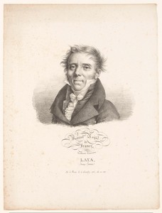 Portret van de schrijver Jean-Louis Laya