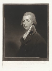 Portret van de staatsman William Pitt