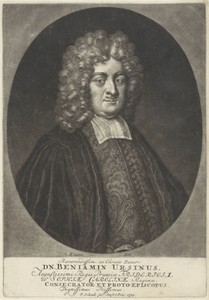 Portret van de theoloog Benjamin Ursinus
