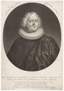 Portret van de theoloog Johann Benedikt Carpzov