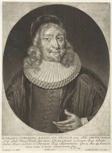 Portret van de theoloog Konrad Tiburtius Rango