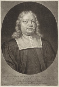 Portret van de theoloog Samuel Benedikt Carpzov