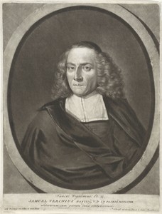 Portret van de theoloog Samuel Verch