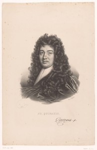 Portret van de toneelschrijver Philippe Quinault
