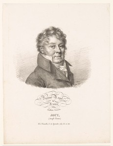 Portret van de toneelschrijver Victor-Joseph Étienne de Jouy