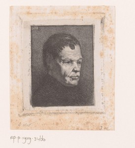 Portret van de vader van de kunstenaar