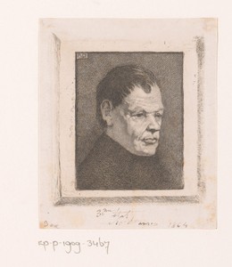 Portret van de vader van de kunstenaar