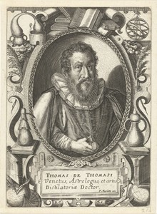 Portret van de Venetiaanse astroloog Thomas de Thomasi